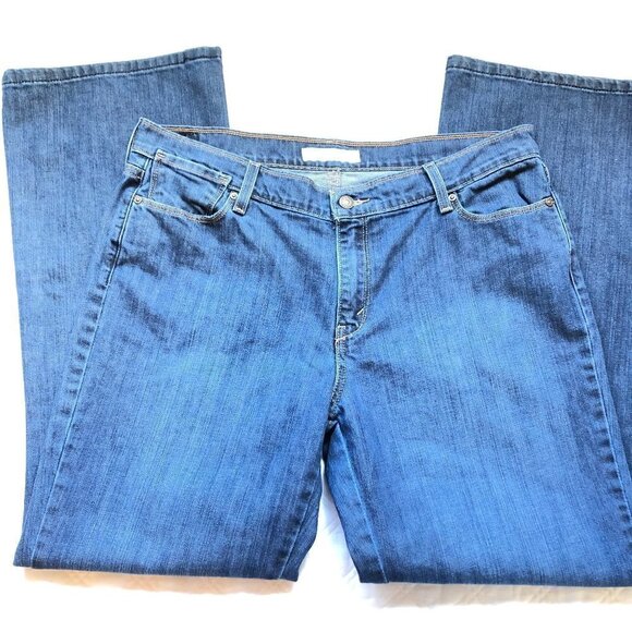 Levi's Stretch Boot Cut Women’s Levi’s 544 Ultimate Lift Jeans  Flare Size 16 - Picture 3 of 11